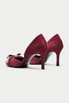 Shop_OROH_Maroon Rhinestone Piacenza Studded Pump Heels _Online_at_Aza_Fashions