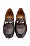 Shop_OROH_Brown Avellino Buckle Loafers _at_Aza_Fashions