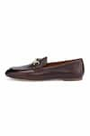 OROH_Brown Avellino Buckle Loafers _Online_at_Aza_Fashions