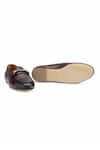 OROH_Brown Avellino Buckle Loafers _at_Aza_Fashions