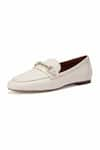 Buy_OROH_White Avellino Round Toe Buckle Loafers _Online_at_Aza_Fashions