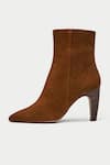 Buy_OROH_Brown Tortona Pointed Toe Boots _Online_at_Aza_Fashions