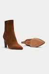 OROH_Brown Tortona Pointed Toe Boots _at_Aza_Fashions