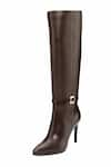 Shop_OROH_Brown Pavia Pointed Toe Long Boots _Online_at_Aza_Fashions