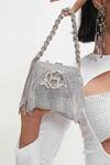 Outhouse_Silver Crystal Ott Embellished Furbie _at_Aza_Fashions