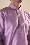 Buy Arihant Rai Sinha Purple , Satin Embroidery Thread Detailed Neck Kurta Online at Aza Fashions Buy_Arihant Rai Sinha_Purple , Satin Embroidery Thread Detailed Neck Kurta_Online_at_Aza_Fashions