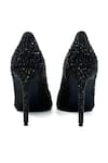 Buy_ELLEGANTI_Black Embellished Elle Swarovski Heels _Online_at_Aza_Fashions