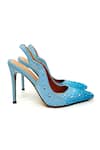 Shop_ELLEGANTI_Blue Embellished Fade Ombre Heels _at_Aza_Fashions