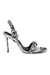 Buy_ELLEGANTI_Silver Embellished The Naomi Crystal Heels _Online_at_Aza_Fashions