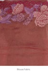 Zal From Benaras_Red Pure Tissue Silk Embroidered Floral Saree With Unstitched Blouse Piece _Online_at_Aza_Fashions