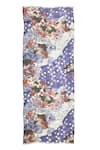 Pashma_Purple Floral Abstract Silk Cashmere Scarf _Online_at_Aza_Fashions