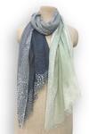 Buy_Pashma_Grey Abstract Silk Cashmere Ombre Scarf _at_Aza_Fashions