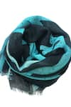 Shop_Pashma_Black Feline Silk Cashmere Scarf _Online_at_Aza_Fashions