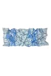 Shop_Pashma_Blue Paisley Scattered Pattern Scarf _at_Aza_Fashions