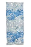 Buy_Pashma_Blue Paisley Scattered Pattern Scarf _Online_at_Aza_Fashions