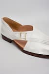 Buy_BUBBER COUTURE_Off White Warner Pintuck Peshawari Sandal _Online_at_Aza_Fashions