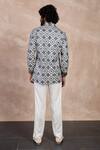 Arjan Dugal_Ivory Chanderi Silk Embroidery Folklore Bloom Kurta With Pant _at_Aza_Fashions