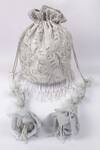 Shop_Vareli Bafna_Silver Embroidery Opal Potli Bag _Online_at_Aza_Fashions