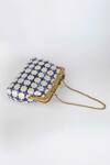 Shop_Vareli Bafna_Off White Print Jaali Floret Clutch _at_Aza_Fashions