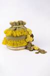 Buy_Vareli Bafna_Yellow Beads Jute Tassel And Beadwork Embellished Potli Bag _at_Aza_Fashions