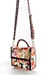 Buy_The Garnish Company_Cream Printed Nyoka Blossom Bag _at_Aza_Fashions