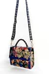 Buy_The Garnish Company_Black Printed Nyoka Garden Bag _at_Aza_Fashions