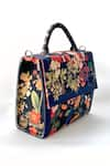 Buy_The Garnish Company_Black Printed Nyoka Garden Bag _Online_at_Aza_Fashions