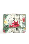 Buy_The Garnish Company_Green Bead Daintree Floral Print Sling Bag _at_Aza_Fashions