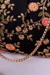 Shop_Amyra_Black Embroidery Floral Vintage Purse _Online_at_Aza_Fashions