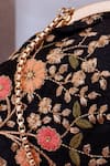 Amyra_Black Embroidery Floral Vintage Purse _at_Aza_Fashions
