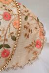 Shop_AMYRA_Cream Embroidered Floral Vine Vintage Purse _Online_at_Aza_Fashions