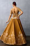 Shop_Torani_Yellow Jeni Silk Embroidery Thread Sweetheart Mehre Hasina Bridal Lehenga Set _at_Aza_Fashions