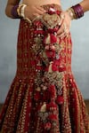 Shop_Torani_Red Jeni Silk Embroidered Zardosi Cutwork V Shamse Raisa Lehenga Set _Online_at_Aza_Fashions