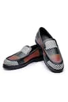 Buy_SHUTIQ_Multi Color Woven Perri Leather Shoes _at_Aza_Fashions