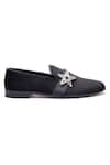 Buy_SHUTIQ_Black Embellished Star Cummerbund Shoes _Online_at_Aza_Fashions