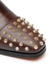 Shop_SHUTIQ_Brown Balmore Cocoa Enzo Shaped Double Monk Shoes _Online_at_Aza_Fashions