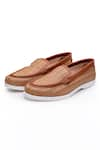 Buy_SHUTIQ_Brown Bere Otimo Jute Weave Design Slip On Shoes _Online_at_Aza_Fashions