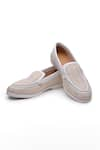 Buy_SHUTIQ_Ivory Bere Otimo Jute Weave Textured Slip On Shoes _at_Aza_Fashions