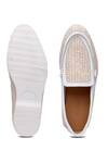 Shop_SHUTIQ_Ivory Bere Otimo Jute Weave Textured Slip On Shoes _at_Aza_Fashions