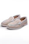 Buy_SHUTIQ_Ivory Bere Otimo Jute Weave Textured Slip On Shoes _Online_at_Aza_Fashions