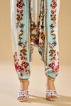 Rajdeep Ranawat_Ivory Modal Satin Print Florista Turkish Pant _Online_at_Aza_Fashions