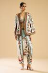 Shop_Rajdeep Ranawat_Ivory Dupion Print Florista Open Neck And Embellished Jacket 