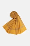 Buy_SHINGORA_Yellow Swarovski Embellished Shawl _Online_at_Aza_Fashions