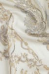 Shop_Shingora_Off White Woven Jacquard Flora Pattern Woolen Shawl _Online_at_Aza_Fashions