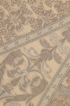 SHINGORA_Beige Woven Jacquard Fleur Pattern Woolen Shawl _at_Aza_Fashions