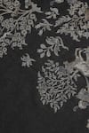 SHINGORA_Black Floral Jacquard Work Shawl _at_Aza_Fashions