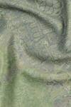 Shop_Shingora_Green Jacquard Floral Mughal Pattern Shawl _Online_at_Aza_Fashions