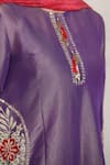 Shop_Jyoti Bansal_Purple Kurta Pure Tissue Embroidered Dori Round Sharara Set _Online_at_Aza_Fashions