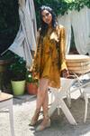 Shop_Jasmine Bains_Yellow Mulberry Silk Printed Floral Long Shirt _Online_at_Aza_Fashions