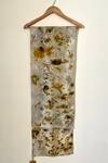 Shop_Jasmine Bains_Ivory Marigold Printed Scarf _at_Aza_Fashions